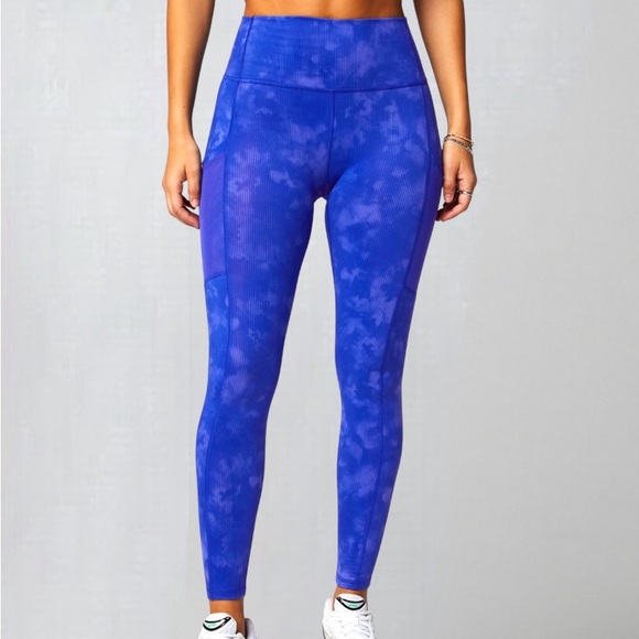 Fabletics Pants - Fabletics Women’s Leggings On-The-Go PowerHold High-Waisted Blue Size XXL or 1X